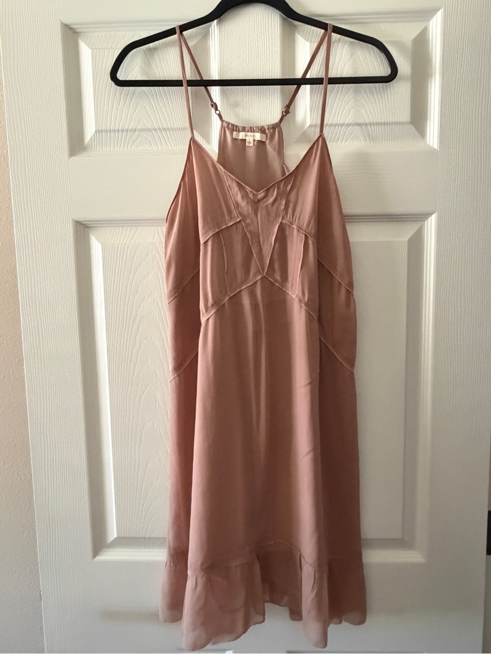 Eliot for Madewell Dusty Rose Strappy Slip Dress